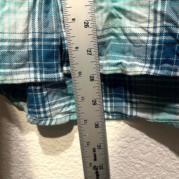 Bonobos Flannel Shirt Men 2XL Multicolor Plaid Cotton Stretch Slim Fit Button Up - Picture 7 of 9